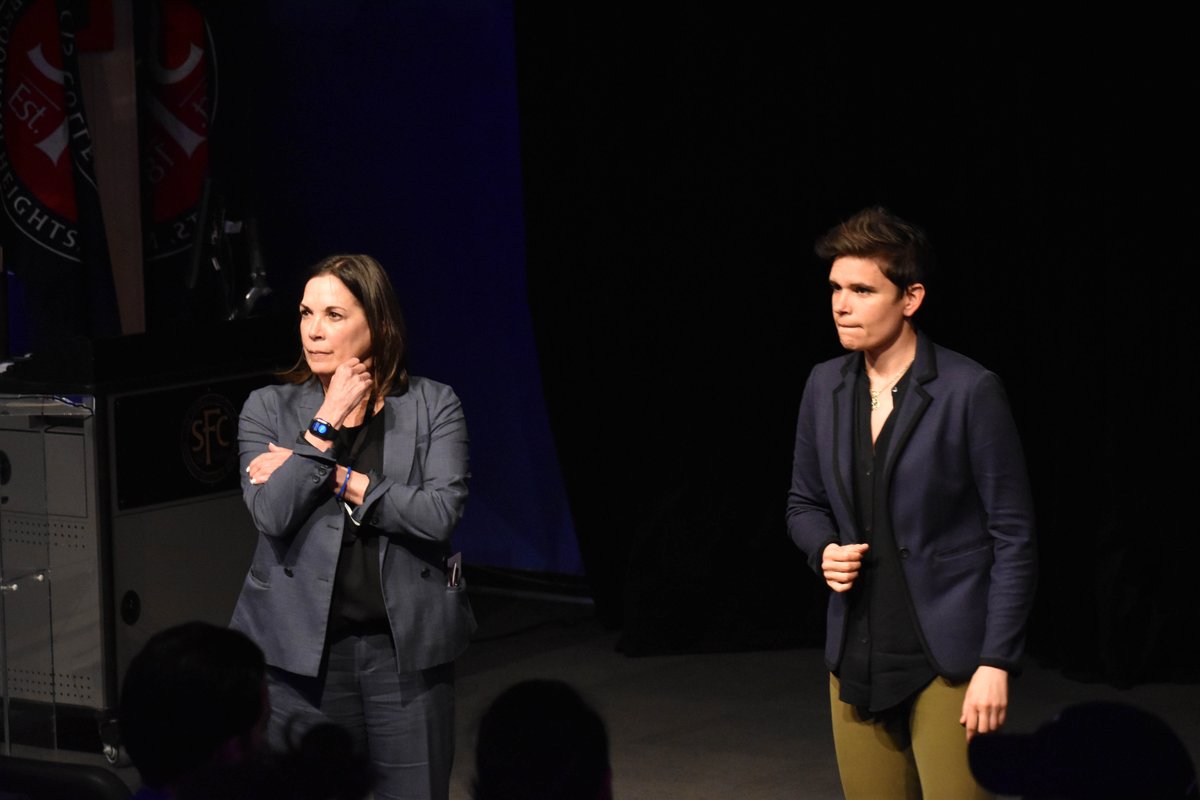 SFBKTerriers's tweet photo. We want to thank @katefagan3 for coming to Brooklyn Heights on Tuesday and speaking with our student-athletes, coaches, and staff!

#BrooklynTough https://t.co/xQHOhVNJNA