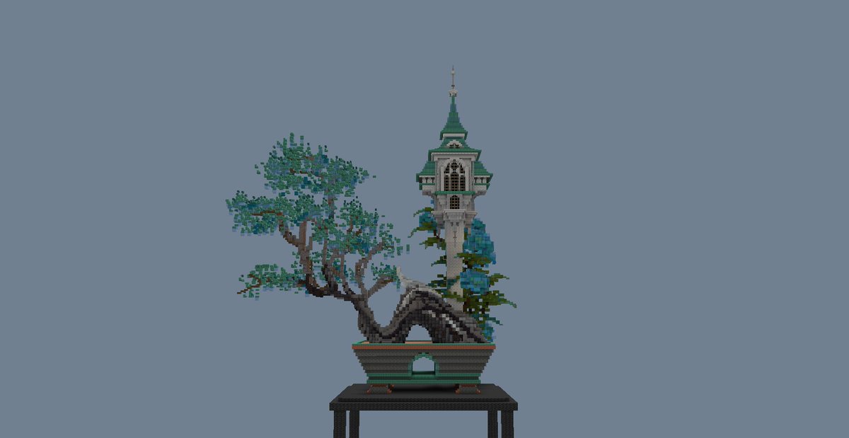AnzSamaEr's tweet photo. Bonsai.
#Minecraft 
#minecraft建築コミュ https://t.co/rSKmjWaAHb