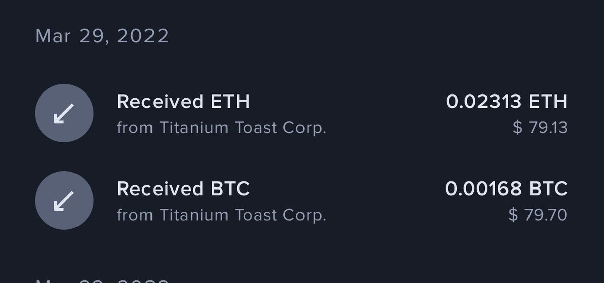 danielryan00's tweet image. Tuesdays are my #cryptopayday from the BEST #play2earn game out there!  Thank you @CoinHuntWorld!  #ethereum #P2E #bitcoin #P2e wanna make some #BTC by gaming? referral here:  coinhunt.gsc.im/N6ucS7B7AS