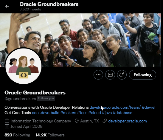 Are you following our friends at @groundbreakers ? If I were you, I would follow, we will have great<a class="tags" target="_blank" title="On Twitter" href="/?out=eyJ0eXAiOiJKV1QiLCJhbGciOiJIUzUxMiJ9.eyJpYXQiOjE3MjE2MjczMzksImlzcyI6InR3cG9ybnN0YXJzLmNvbSIsIm5iZiI6MTcyMTYyNzMzOSwiZXhwIjoxNzUzMTYzMzM5LCJyZWRpcmVjdF91cmwiOiJodHRwczovL3R3aXR0ZXIuY29tL2dyb3VuZGJyZWFrZXJzIn0.hqGUiFuv-1zzvtID1ymarx42waKDv7cPbYDI3x4Hxon7csXxUAm4qSY5O5e2Y3B8XauokCar78c3szROP-t-Tg">@groundbreakers</a><a href="/tag/devcommubnity"class="tags"><span>#devcommubnity</span></a>