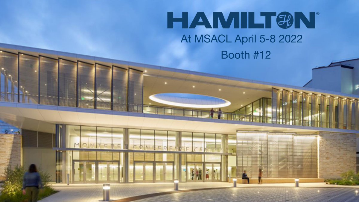MSACL is committed to the advancement of mass spectrometry and other advanced technologies. Join us this year in Monterey, C,A and stop by booth #12 to explore Hamilton Automation. #MSACL22 #hamiltoncompany 
 hubs.li/Q016wnVP0