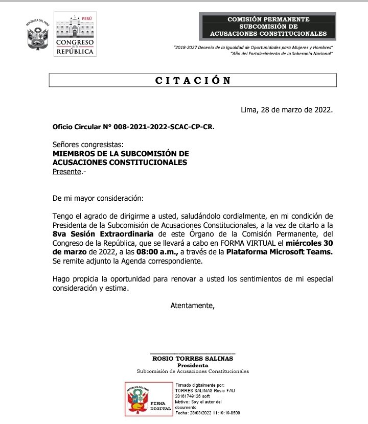 SubcomisionAcu1's tweet photo. CITACIÓN Y AGENDA.

13 Sesión Ordinaria. Viernes 01 de abril de 2022, a las 11:00 a.m. https://t.co/LXIB8gO5tx https://t.co/HL11h2LP9f