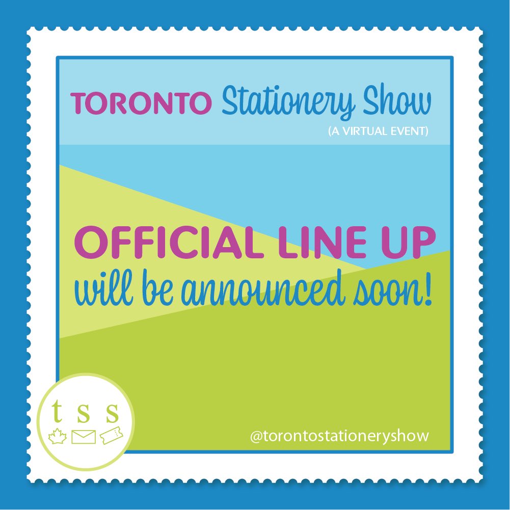 Huge thanks to all of the applicants for our Spring Event! We will be in touch with you shortly. Those of you that are waiting for our line up, hang tight! As soon as everyone is confirmed we will make the announcement 😊 #torontostationeryshow