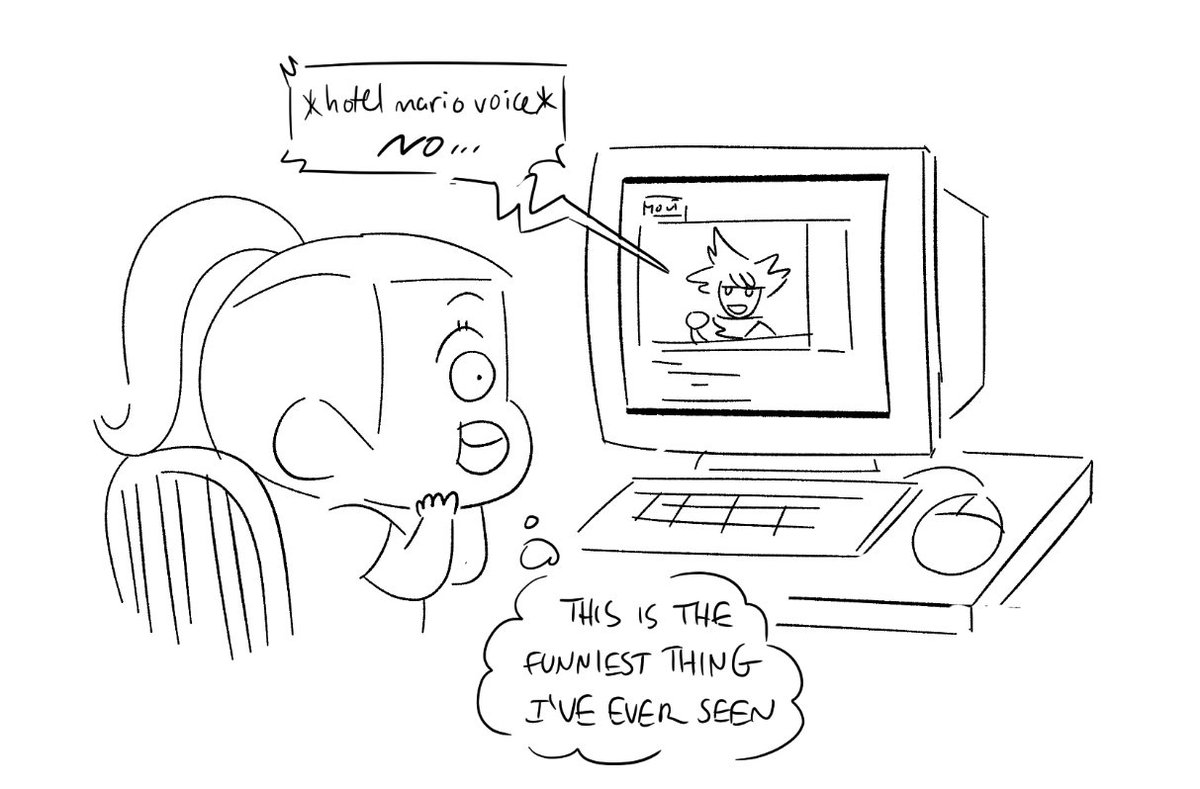 I was visiting my Gramma's house on her lovely, barely chugging along AOL OC computer. Youtube was still brand new and I was exploring the front page. And there...was a KH2 youtube poop. I'm not joking. This is how I found KH.