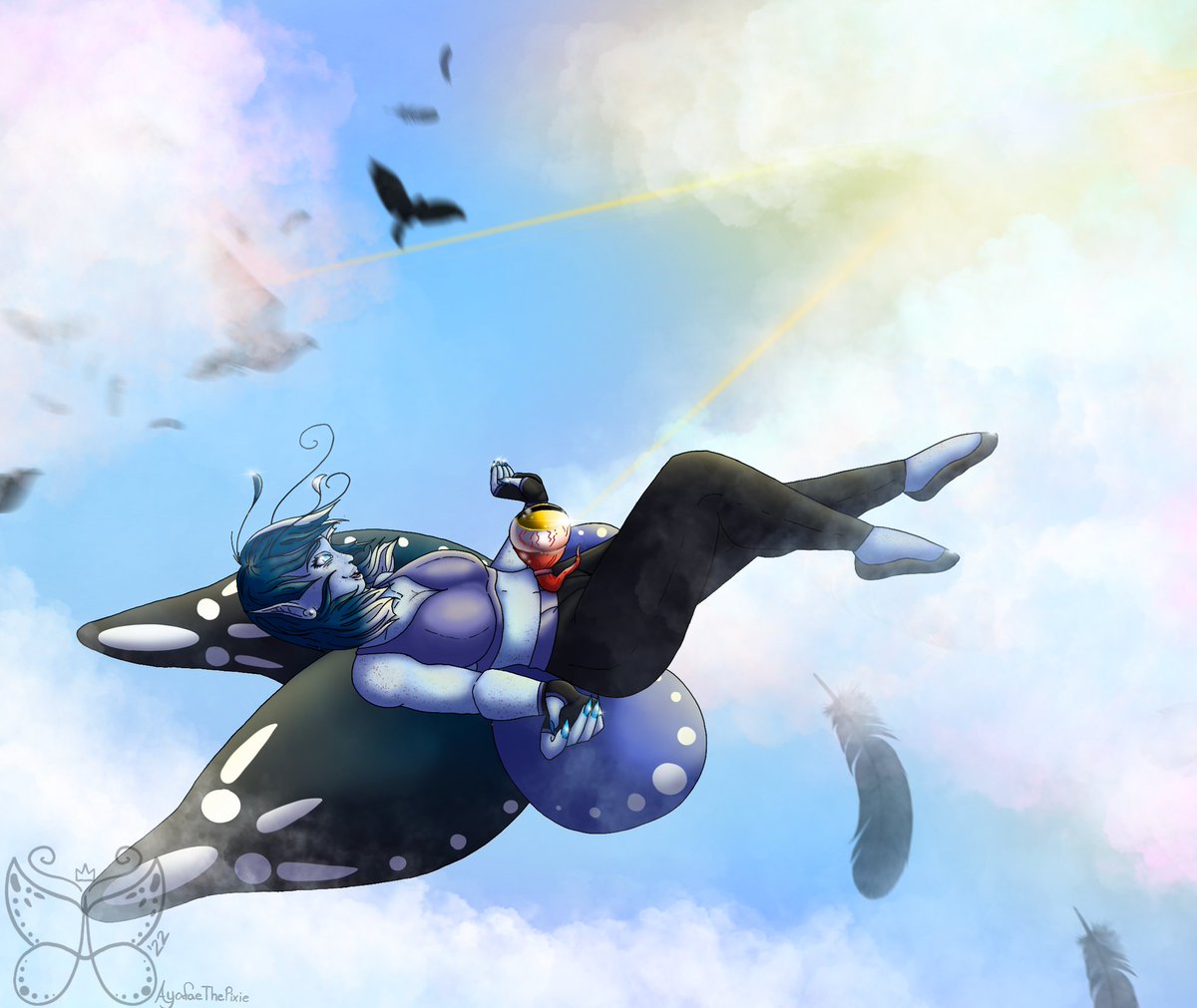 PixieAyafae's tweet photo. @_sesart_ Hello! I'm Ayafae and I do fantasy/dnd art! https://t.co/oug5fCbusO