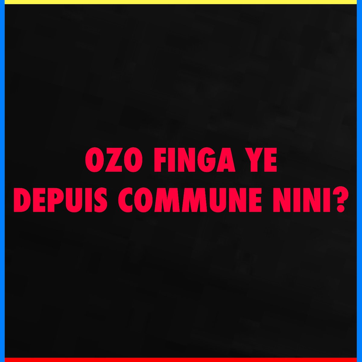 CONGOLISATION01's tweet photo. Yebisa biso !!! Ozo finga ye depuis commune nini ???? https://t.co/amm4yDOXME