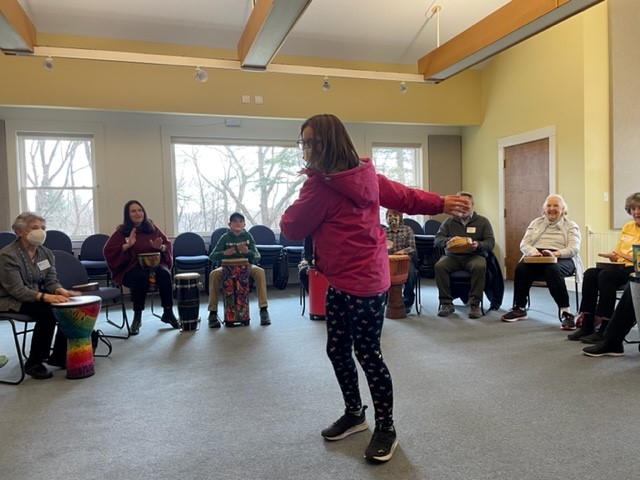 Thanks so much to the Jenks Center for collaborating with us on Sunday's Intergenerational Drum Circle!