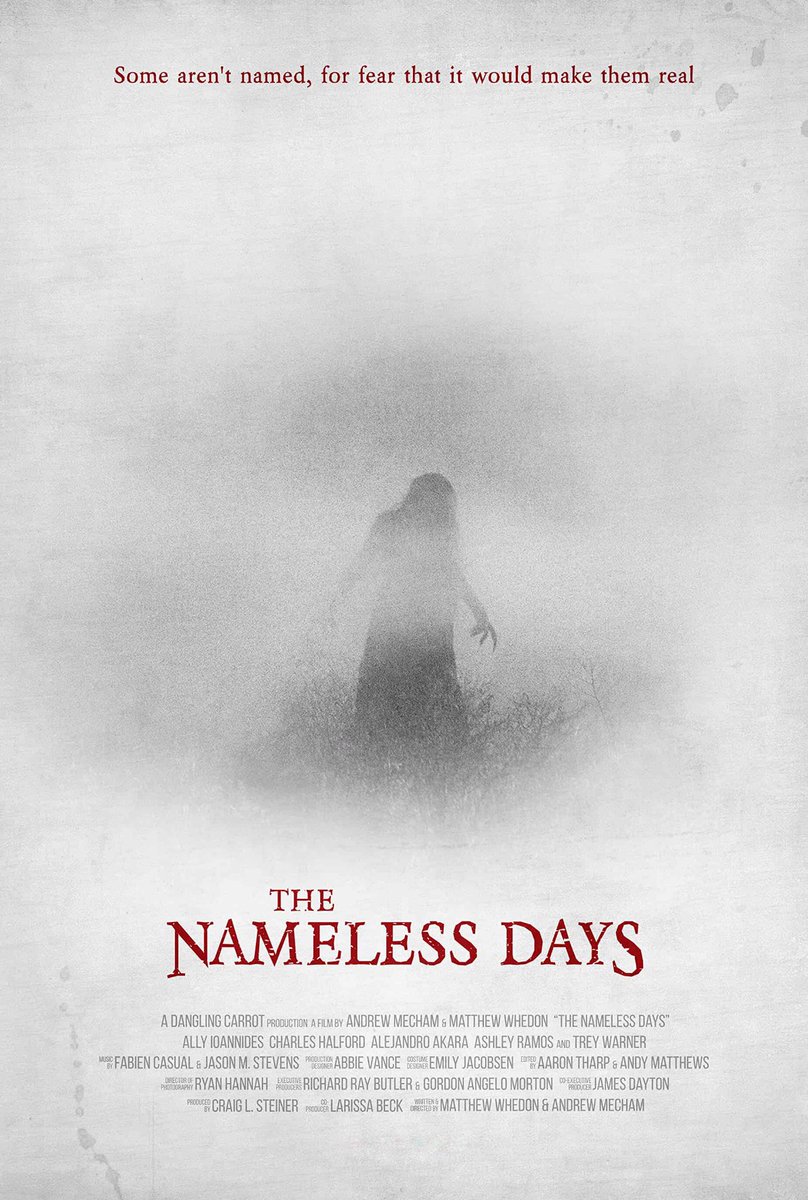 Vertical Entertainment’s #TheNamelessDays is being released this Friday with an original score by <a href="/cdavis_cmpsr/">Christian Davis</a>. 

christiandavismusic.com