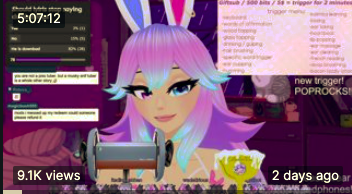 🔴LIVE CottontailVA 🐰🔞 on Twitter: " 9.1K VIEWS ON A VOD FROM 2 DAYS AGO