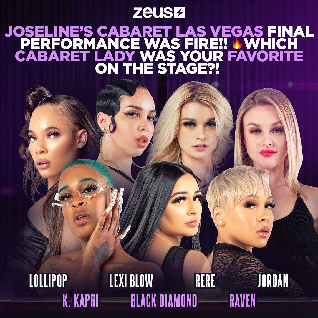 The_ZeusNetwork's tweet photo. Whewww π #DoItLikeItsYoBday The Final Performance of #JoselinesCabaretLasVegas was FIRE π₯ We want to know, Who was your FAVORITE CABARET LADY on the stage? Let us know in the comments β‘οΈ #Lollipop #KKapri #LexiBlow #BlackDiamond #ReRe #Raven #Jordan ?! https://t.co/Nvzp5h3In8