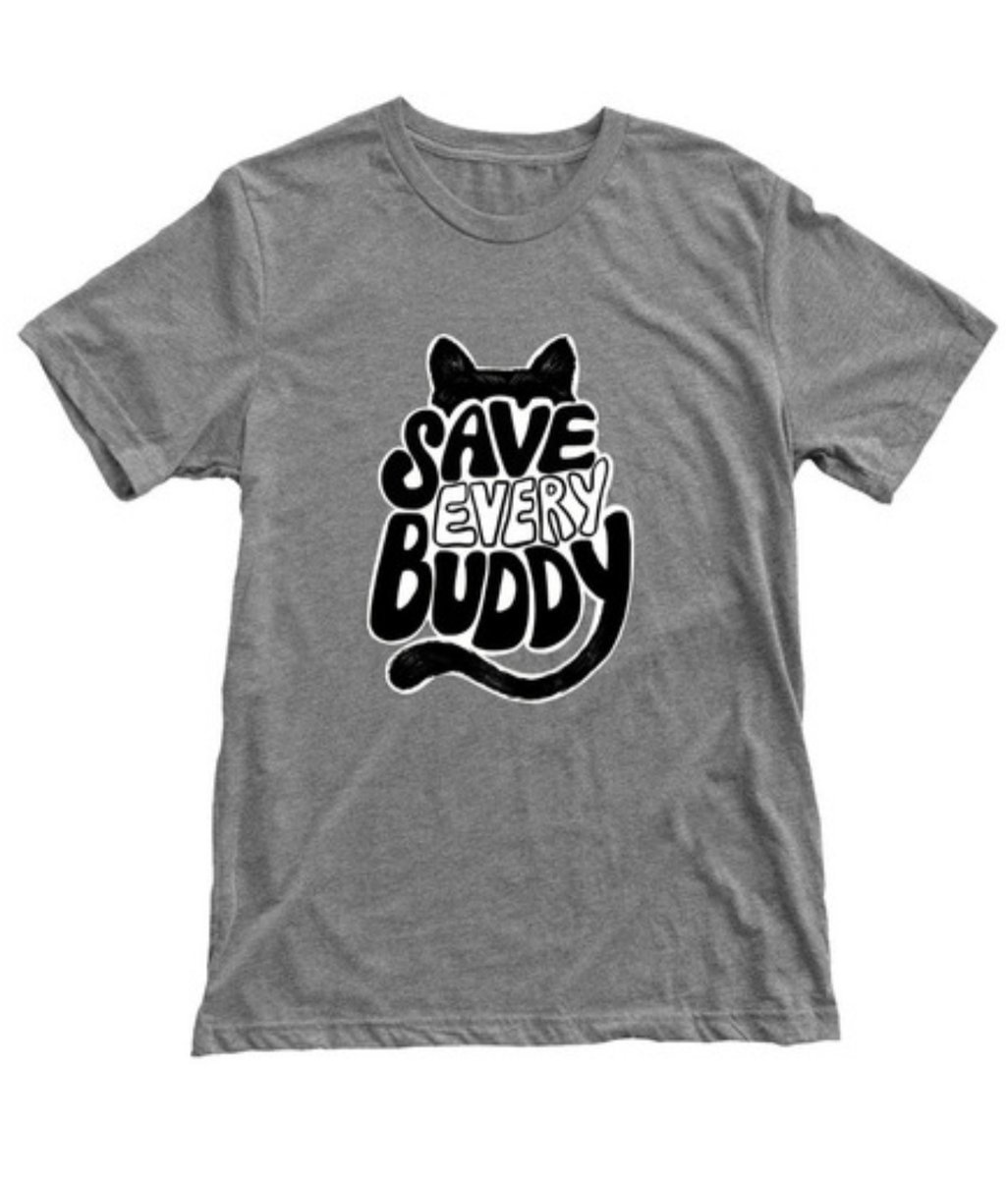 PSPCA's tweet photo. The Save Every Buddy tee is here!

Grab yours: https://t.co/gYQmP678TA https://t.co/E3LJZFR53g