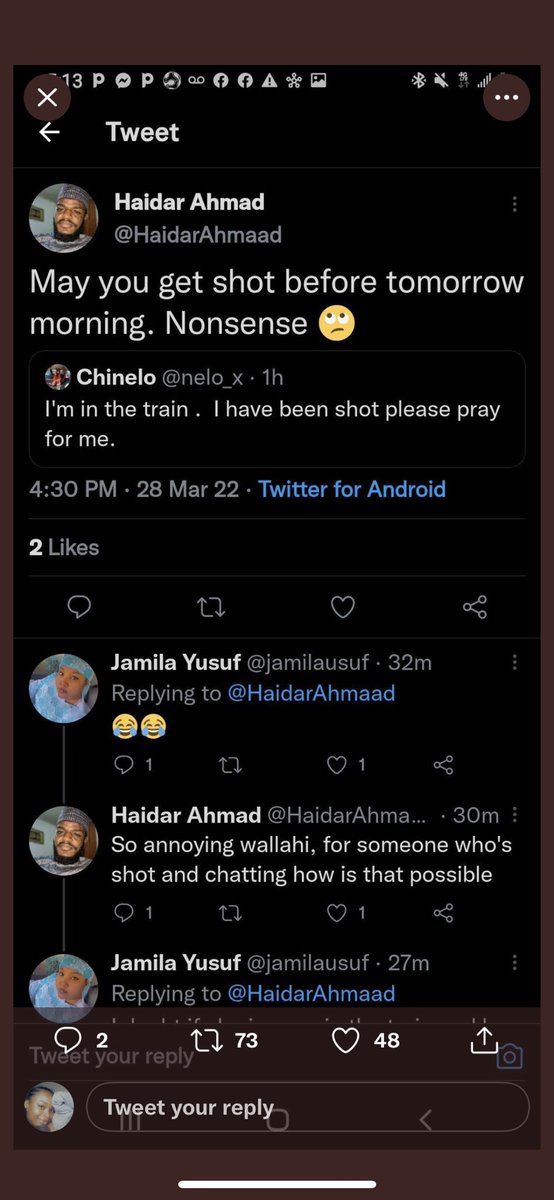 DjMuna19's tweet photo. @HaidarAhmaad How are you able to watch match after the person you wished to be shot is dead? https://t.co/frSoMmwEQd