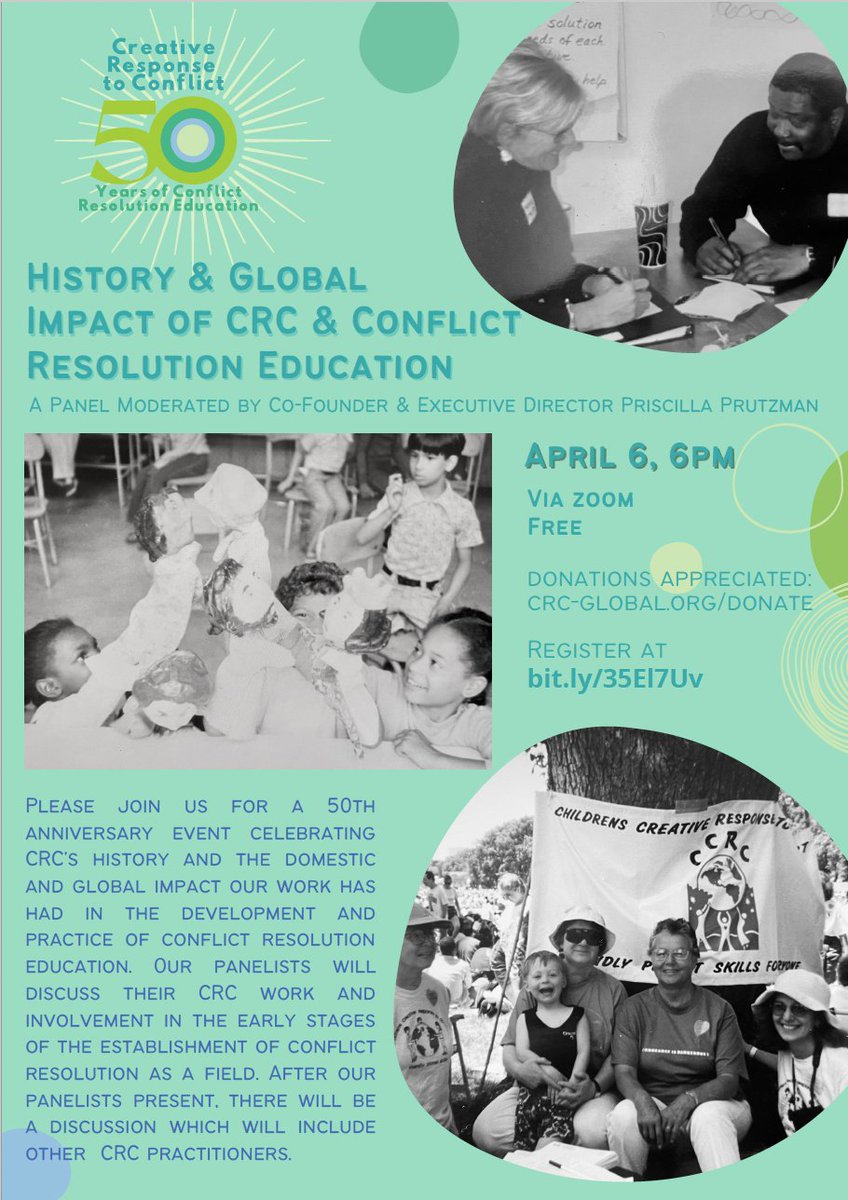 Creative Response to Conflict tweet media