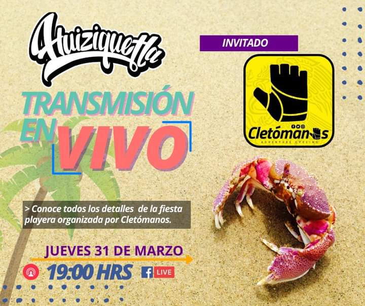 majruiz's tweet photo. ¡GANA UNA PULSERA! 
Nuestros amigos de Cletómanos están preparando todo para que disfrutes el festival playero este 2 de abril. 
Sigue la transmisión en vivo y conoce todos los detalles de este evento, además de los inicios de este club y anécdotas. https://t.co/L7UPycfmzA