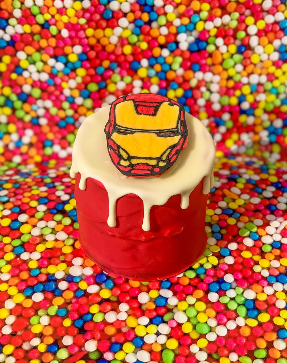 scrubysnax's tweet photo. This Iron Man themed Deluxe Birthday Pack was so much fun to make! 😍

#dogsoftwitter #twitterdogcommunity #smallbusiness #homemadedogtreats https://t.co/9v6PGYsqxK