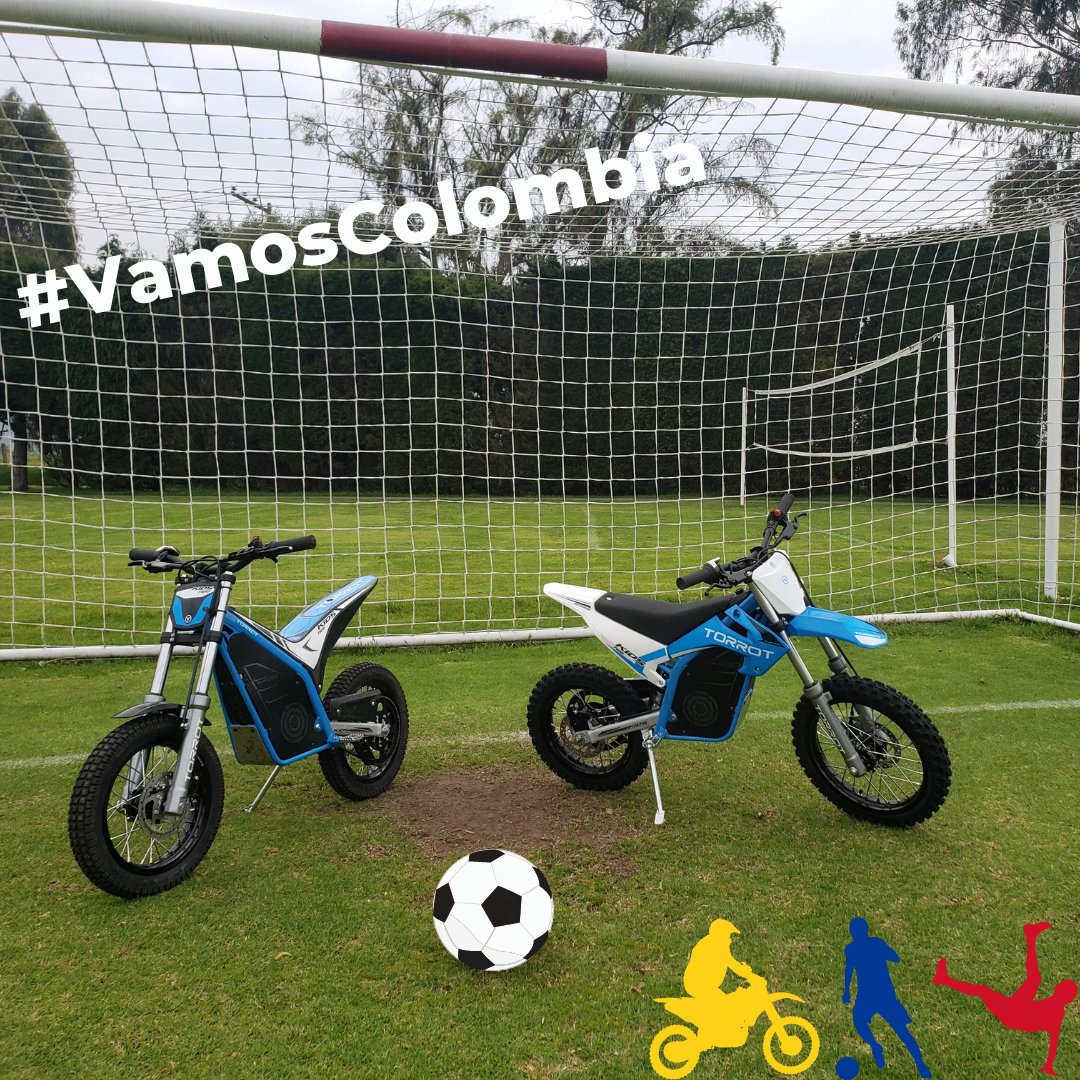 Prowess_Global's tweet photo. ¡#VamosColombia! Lo das todo en la pista y en la cancha. Con @torrotelectric ni��os y niñas desarrollan destrezas de concentración, equilibrio y balance, relevantes para cualquier #deporte.

#eliminatorias #vamoscolombia #ebike #futbol #soccer #electricdirtbike #offroad #Colombia https://t.co/YsgEazCEjX