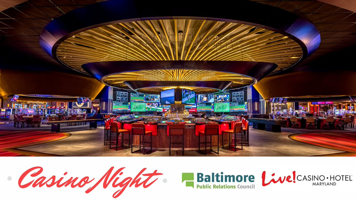 BaltPR's tweet photo. Join us at our next #BaltPR #happyhour on 5/17 in-person! Each attendee will be provided 2 tickets for wine or beer + $15 for game playing, courtesy of @LiveCasinoMD. Appetizers &amp; tours will be provided. Sign up today for our early bird rate! https://t.co/8xMXbQ40Jb #networking https://t.co/IV0ZvvLMn8