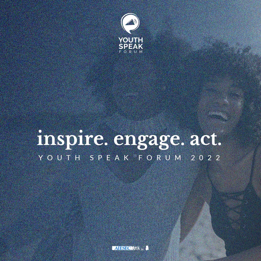 Hey AIESEC!!!!!!! 
There’s exciting newsss🥳🥳. YouthSpeak Forum 2022 is here!!!!.

YouthSpeak forum will inspire you through meaningful engagements, which will lead to the development of action plans.

Tell a friend to tell a friend that YSF is finally here🥳
#YSF2022 #SDG9