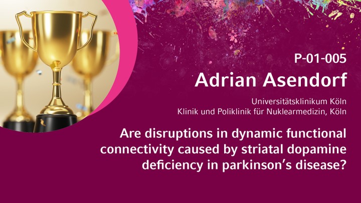 dpg_akbont's tweet photo. Wir gratulieren Adrian Asendorf, der mit seinem Poster „Are disruptions in dynamic functional connectivity caused by striatal dopamine deficiency in #parkinsonsdisease?“ die erste Postersitzung für sich entscheiden konnte!

https://t.co/UXtQqzpFVL https://t.co/La76i5qD9i