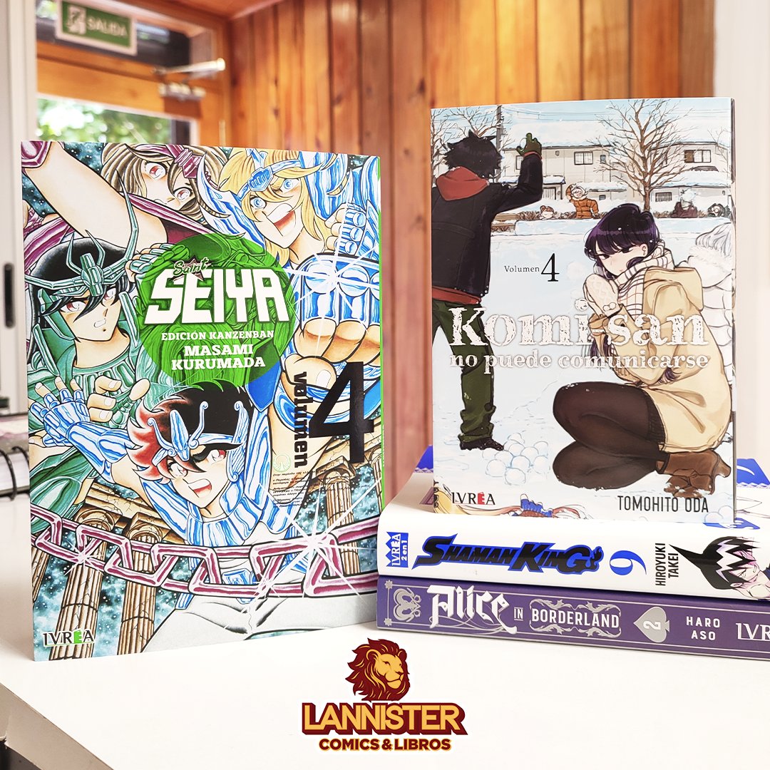 ComicsLannister's tweet photo. Novedades Manga de Ivrea Argentina ♥

▶ Komi-san no puede comunicarse 4
▶ Saint Seiya Kanzenban 4
▶ Shaman king 9
▶ Alice in borderland 2
▶ Jujutsu Kaisen 3, 4 y 5 - Reposición https://t.co/0I8ULT9pHj