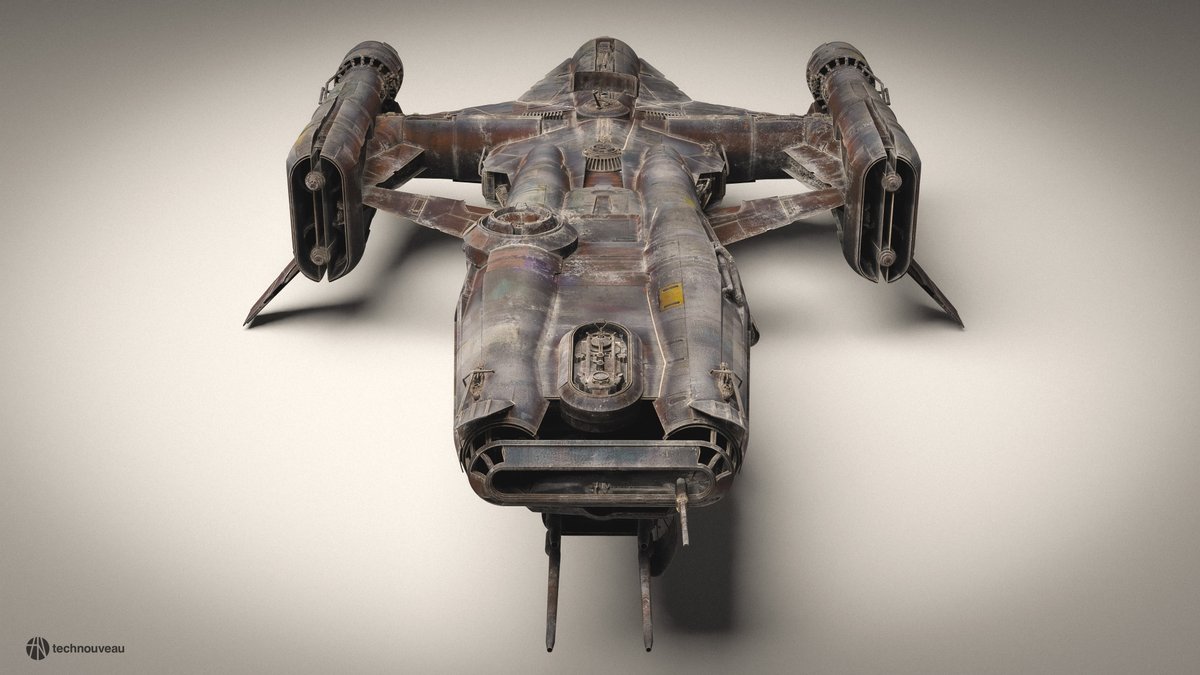 technouveau_art's tweet photo. WIP - playing with materials, Stay tuned for more modelling. #technouveau #hardsurface #b3d #blender3d #shaders #spaceship #starwarsdesign https://t.co/FibKYXC7bs