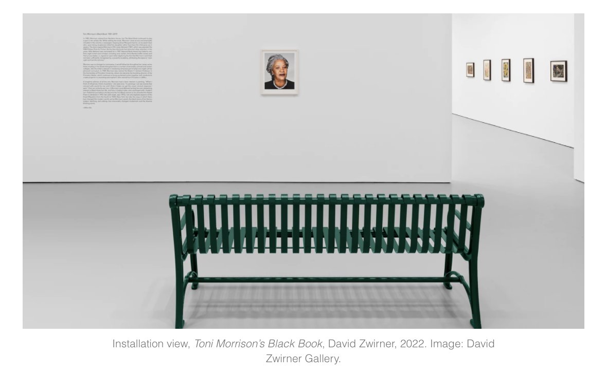 Poltern_'s tweet photo. Did you miss '#ToniMorrison’s Black Book', curated by #HiltonAls at @davidzwirner in #NewYork last month? Fear not! You can read the belated and affectionate reflections of @victoriahrrcks in Issue #015, out today. Click on the link in our bio to read &amp; subscribe. https://t.co/u24t3m6cu7