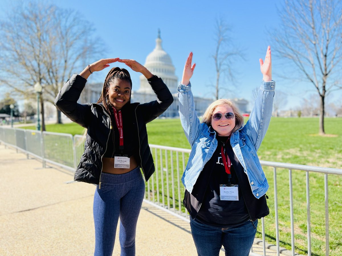 osucsw's tweet photo. We’re officially back! ⭕️🙌🏽 #CSWinDC https://t.co/ofowiDx8xI