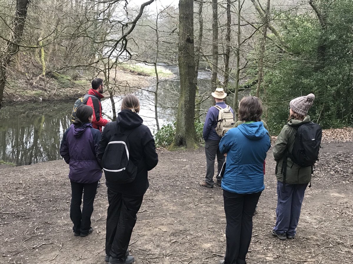 RuthMcIlkley's tweet photo. What an informative morning with Ed Brightman of ⁦@bradfordmdc⁩ Woodlands &amp; Trees team, looking at responsible woodland management at #ForestSchool, with ⁦@BfdForestSchls⁩. Lovely to see familiar &amp; new faces incl @Bearandlapor⁩ @ydmt ⁦@getoutmorecic⁩. #CPD https://t.co/4OXtZ70qvq