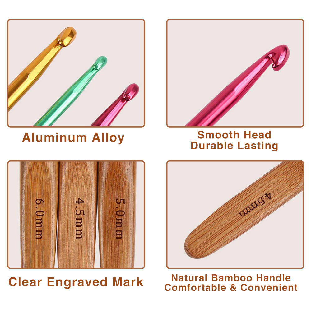 GuChet's tweet image. Bamboo Handle Crochet Hook Set (includes 9 hooks) guchet.com/crochet-hooks/…
#crafts #crochet#crochetpatterns #crochetlove #etsy #etsyshop #guchet #handmade #yarn #crocheting