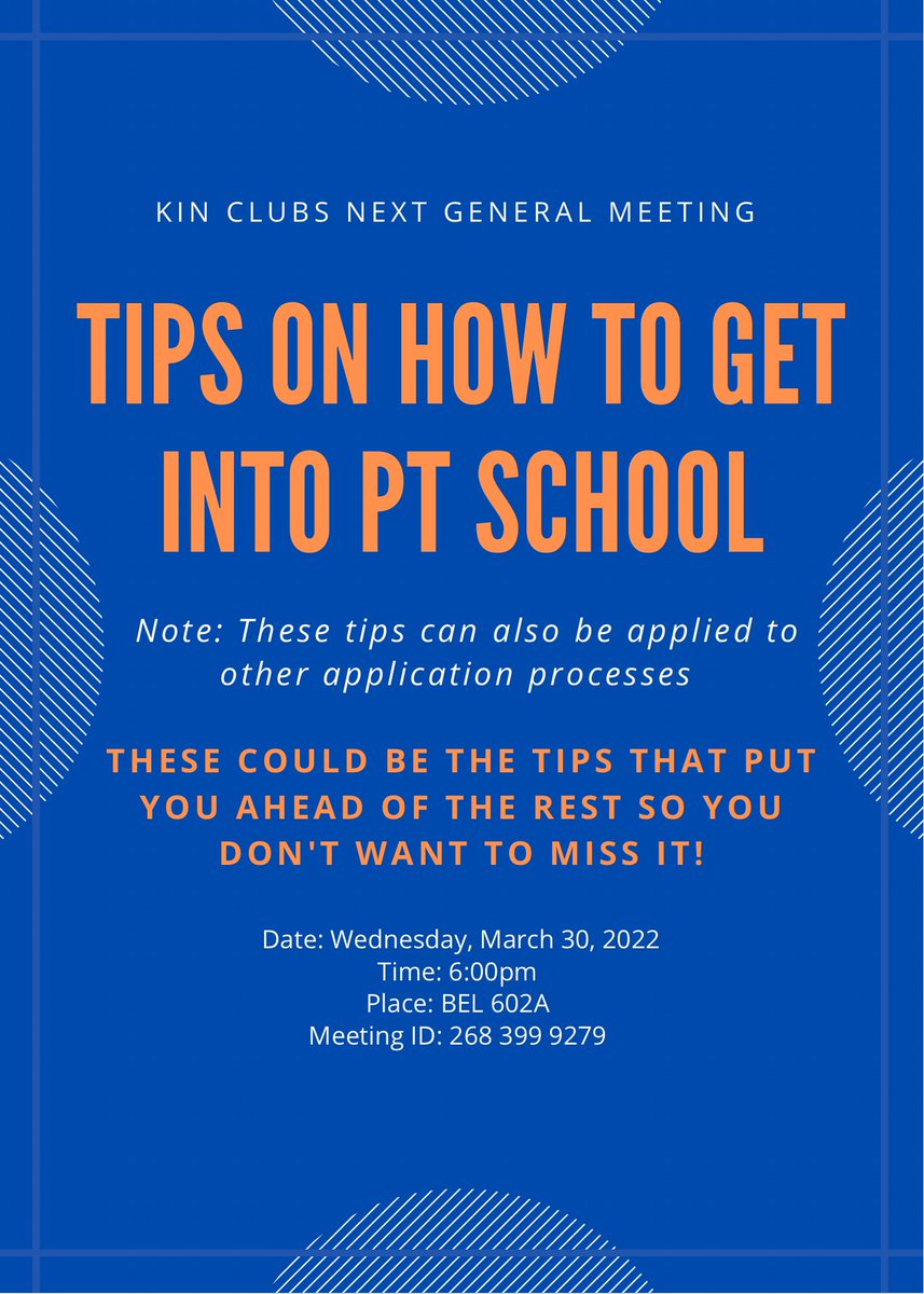 TexasKinClub1's tweet photo. Tomorrow night will be our next general meeting!! We will be giving y'all all the details on how to make your application stand out! We can't wait to see you all there!! https://t.co/bJCMiAcg8n