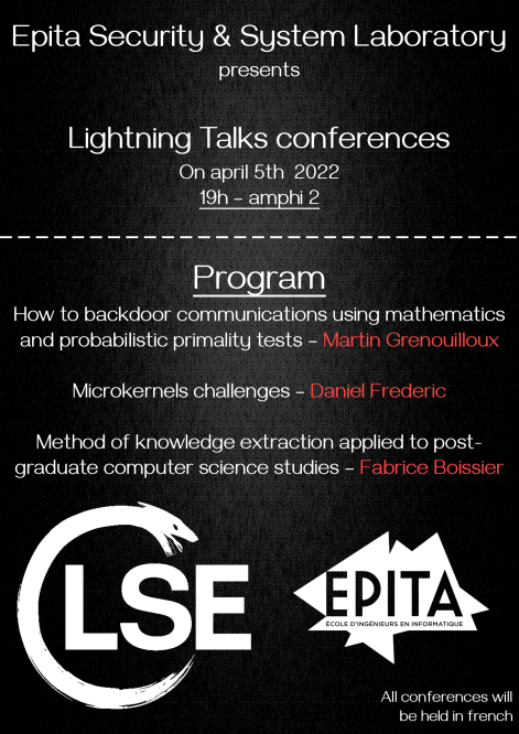 EPITA System & Security research team tweet media