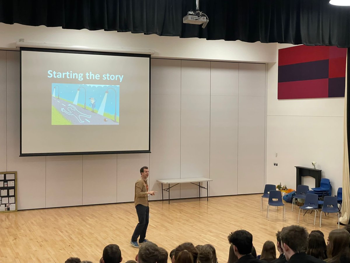 heathschooleng's tweet photo. Fantastic day had by all as years 7-11 got to meet author @edgechristopher who came to visit us and speak to the pupils about his books and how to write like an author. The students were brilliant and had some really interesting questions for Chris- well done! 👏🏼@TheHeathSchool https://t.co/D5SPzncoWV