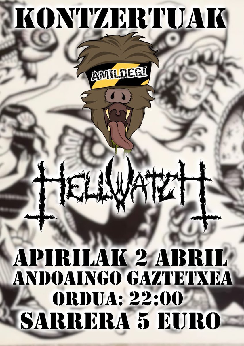 amildegi_'s tweet photo. Aspaldiko!
Asteburu guapua dakagu aurretik🔥

Barixakuan Elgoibarko gaztetxian egongo gera Muxutruk erromerixa,   Dj Artetxe, Søuti eta Georgiokin!

Zapatuan Andoaingo gaztetxian Hellwatchekin!!

Hemen ditxuzue kartelak ANIMAU🔥 https://t.co/A3EDrb14Sz