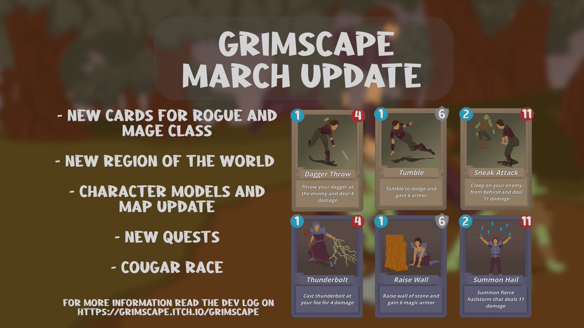 GrimscapeWorld's tweet photo. 🎇Grimscape #EarlyAccess march update🎇
https://t.co/8JSMMOhDnM https://t.co/b0MRDLygsZ