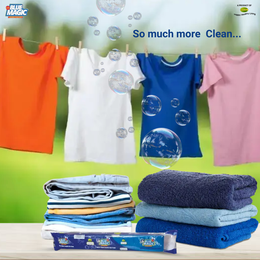BidcoUganda's tweet photo. Keep your clothes fresh with a long lasting Lemon fragrance from Blue Magic Laundry Bar soap! 
Can you feel the Freshness 🥰
#CleanMoments #BidcoUganda https://t.co/bKmQVa9I96