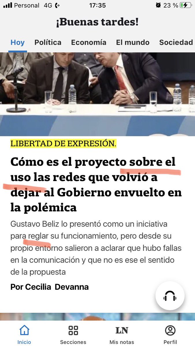 peliasphpress's tweet photo. Cuando gracias a tu aviso, @LANACION arregla sus errores. De nada che !!! Les paso factura por corrección ya que dejaron de pagar corrector ?!🤣 https://t.co/HMUYtMp6jS