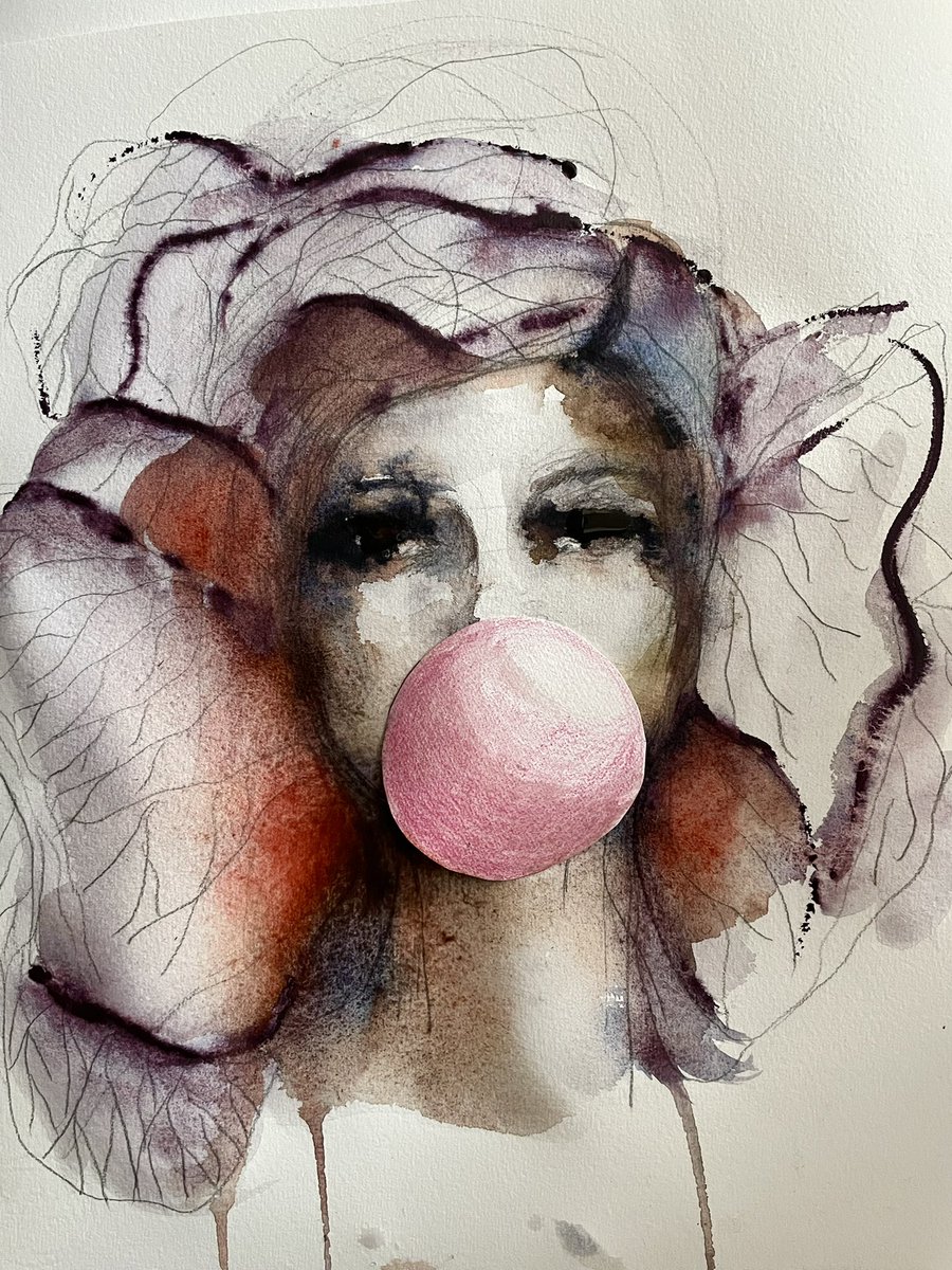 BlythexSmith's tweet photo. Red cabbage and bubblegum. #distraction #popcornmissing #stupidity #chronicpainter #fibromyalgia #newdiagnosis https://t.co/D1nEGPllKf