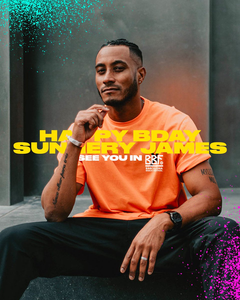 BBFfestival's tweet photo. ¡Feliz Cumpleaños! #SunneryJames 🎉
Nos vemos en #BBF22 🔥🔥🔥
//
Happy Bday #SunneryJames 🎉
See you in #BBF22 🔥🔥🔥 https://t.co/lgGkKtinkB