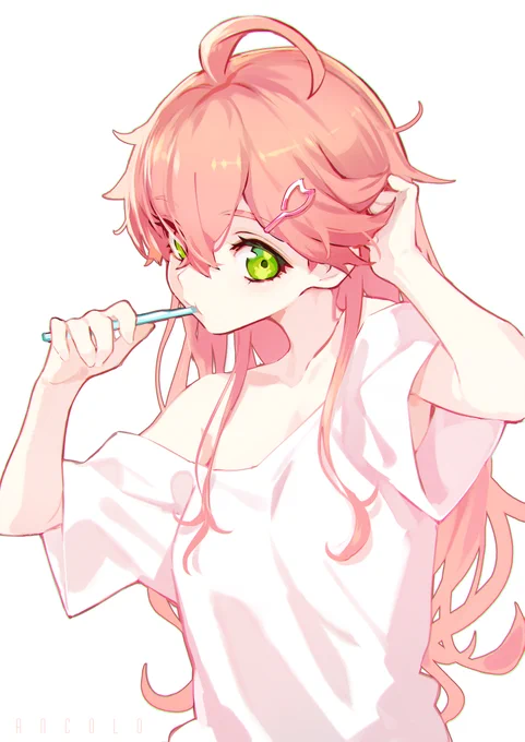 はみがち
#miko_Art 