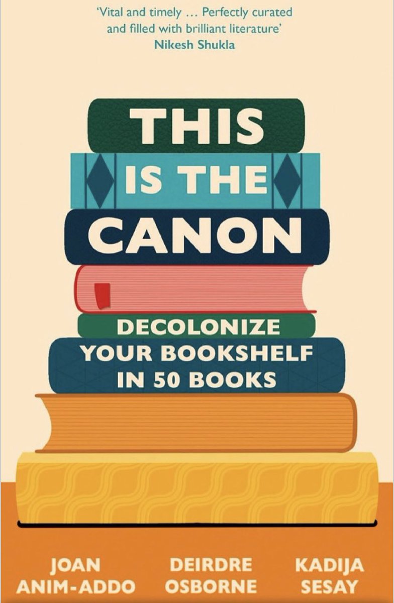 MirandaKaufmann's tweet photo. A must read guide to must-read books! #ThisIsTheCanon is by Joan Anim-Addo &amp; Deirdre Osbourne of @BlackWriteGold &amp; @kadijattug. 50 titles so you could challenge yourself to read one a week for a year! Or maybe adopt a more leisurely pace over two? Could be great for a book club! https://t.co/j42j21VfK5