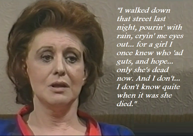 Corriepedia's tweet photo. #CorrieQuotes #ElsieHoward #ClassicCorrie #AdeleRose https://t.co/wQIZzwbPv5