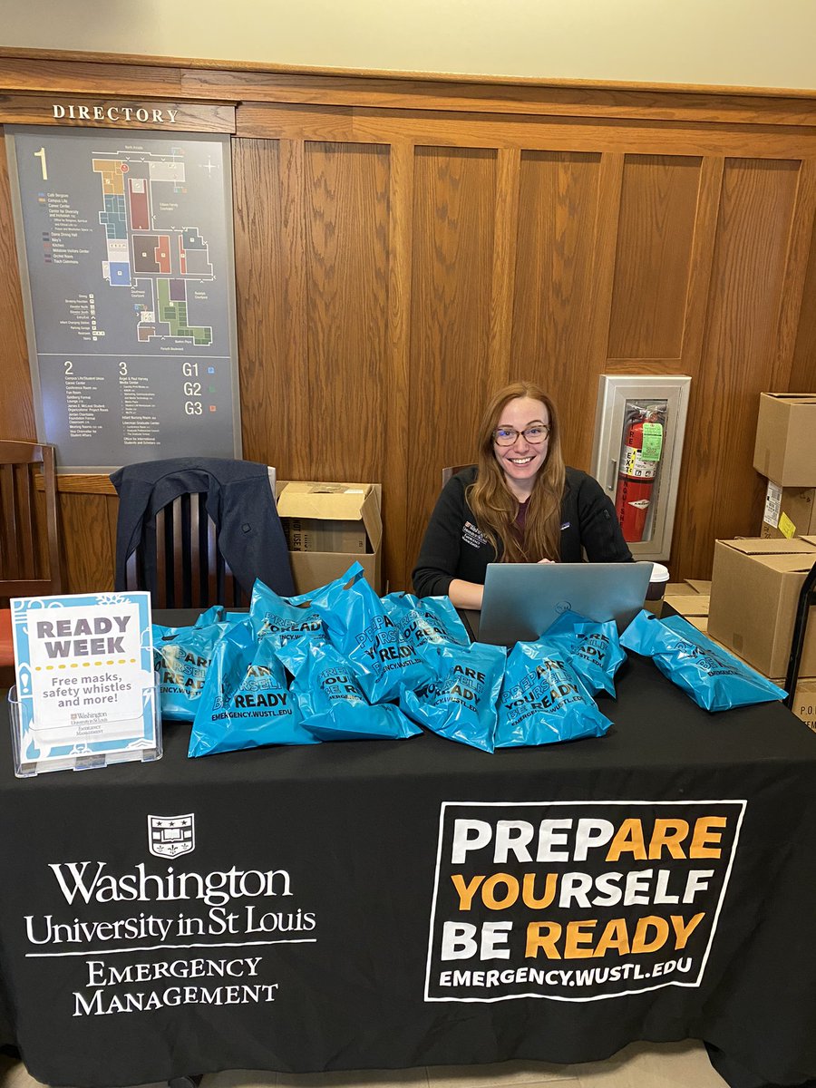 WashUReady's tweet photo. #ReadyWeek day 2! Weβll be in the DUC until 2 or until supplies run out. https://t.co/QClDZcaL9o