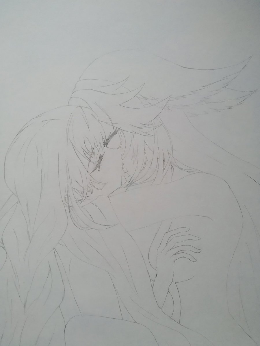 actual_pudding's tweet photo. I'll start to post my drawings, here is the sketch of Miko x Ei 😊

#drawing #art #fanart #eimiko #Genshin #GenshinImpact #yuri #nsfwgenshin #YaeMiko #RaidenEi https://t.co/A9PdUHw0xC