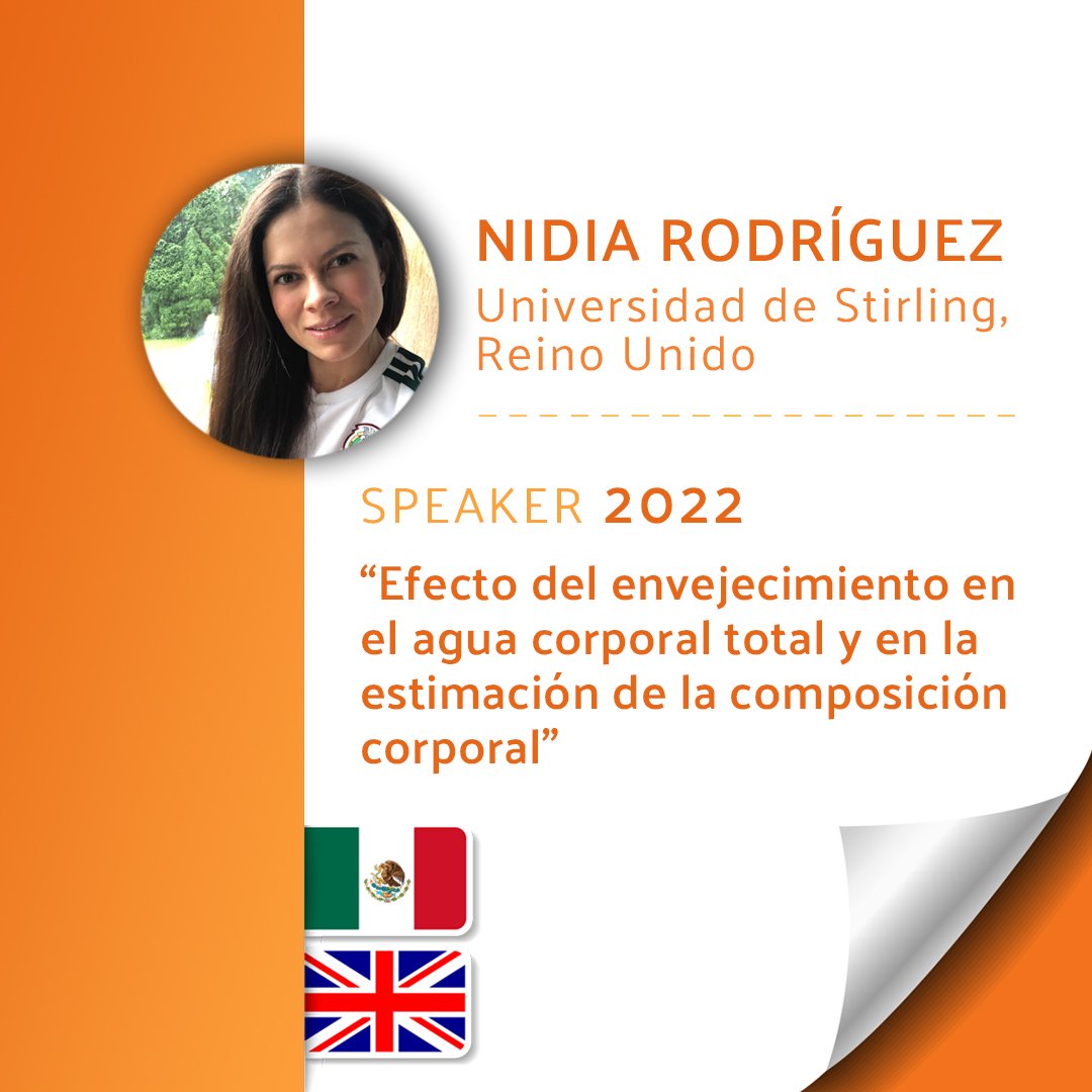 Isakconference's tweet photo. Nidia Rodriguez-Sanchez es Nutricionista Clínica y Deportiva, PhD, y Profesora de Fisiología y Nutrición en la Universidad de Stirling en Reino Unido. Su conferencia será sobre “Efecto del envejecimiento en el agua corporal total y en la estimación de la composición corporal”. https://t.co/5qRLUM0UaO