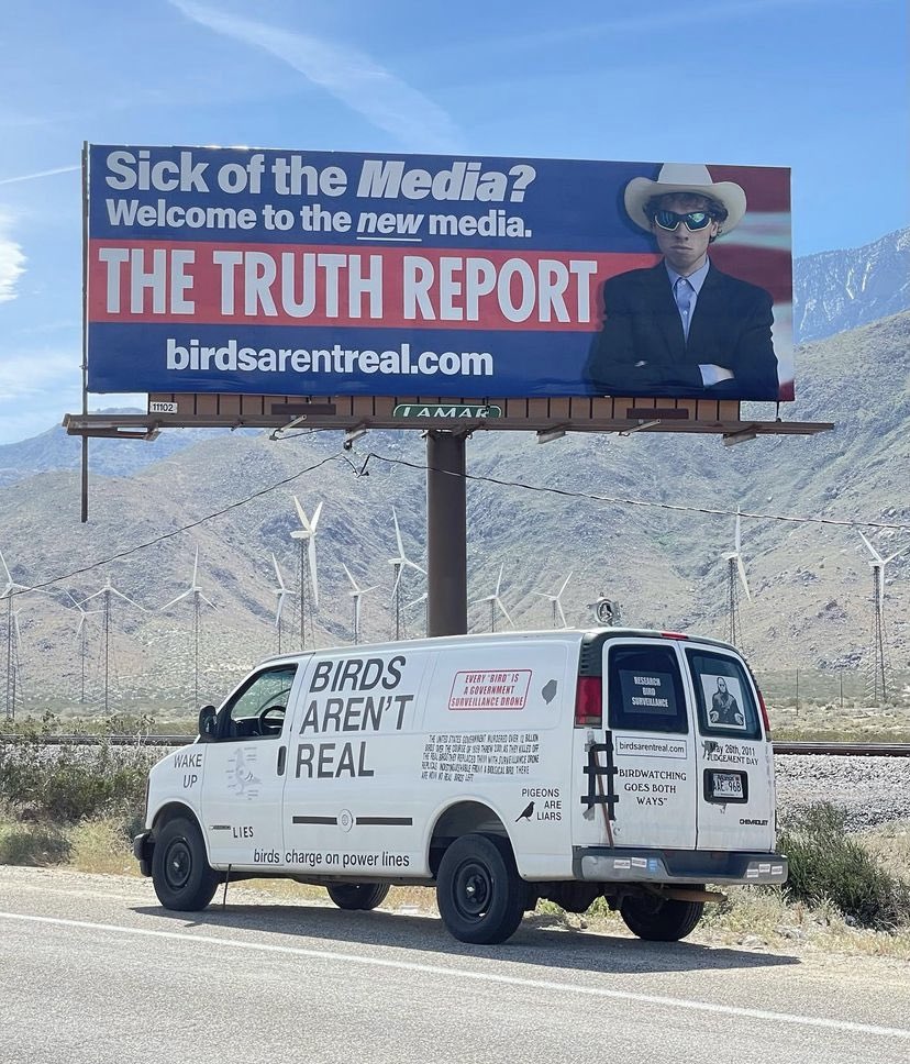 birdsarentreal's tweet photo. THE MEDIA IS BROKEN. SO WE ARE MAKING OUR OWN. 

Welcome to The Truth Report era. All facts, no B.S. https://t.co/KlnuvwkKOZ