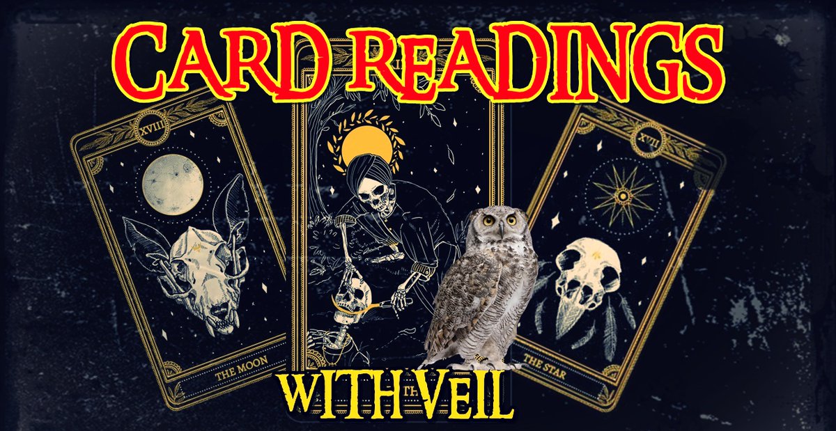 through_veil's tweet photo. Card Readings With Veil: Session 5 https://t.co/B30BnI0ibh via @YouTube 3/31 at 8PM EST! https://t.co/pus8OFTsHc