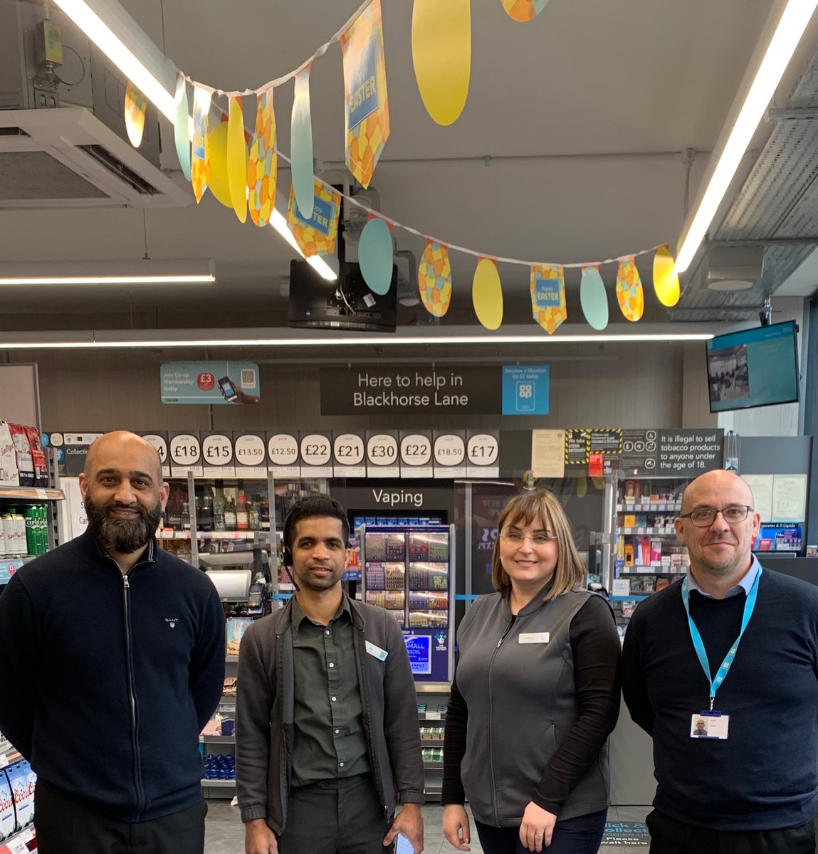 Great to see you both in my store this morning <a href="/Martinpinder73/">Martin Pinder</a> <a href="/SajAshraf4/">Saj Ashraf</a>  
Looking at Parcel Services Operation in store  📦 👍🏼😊