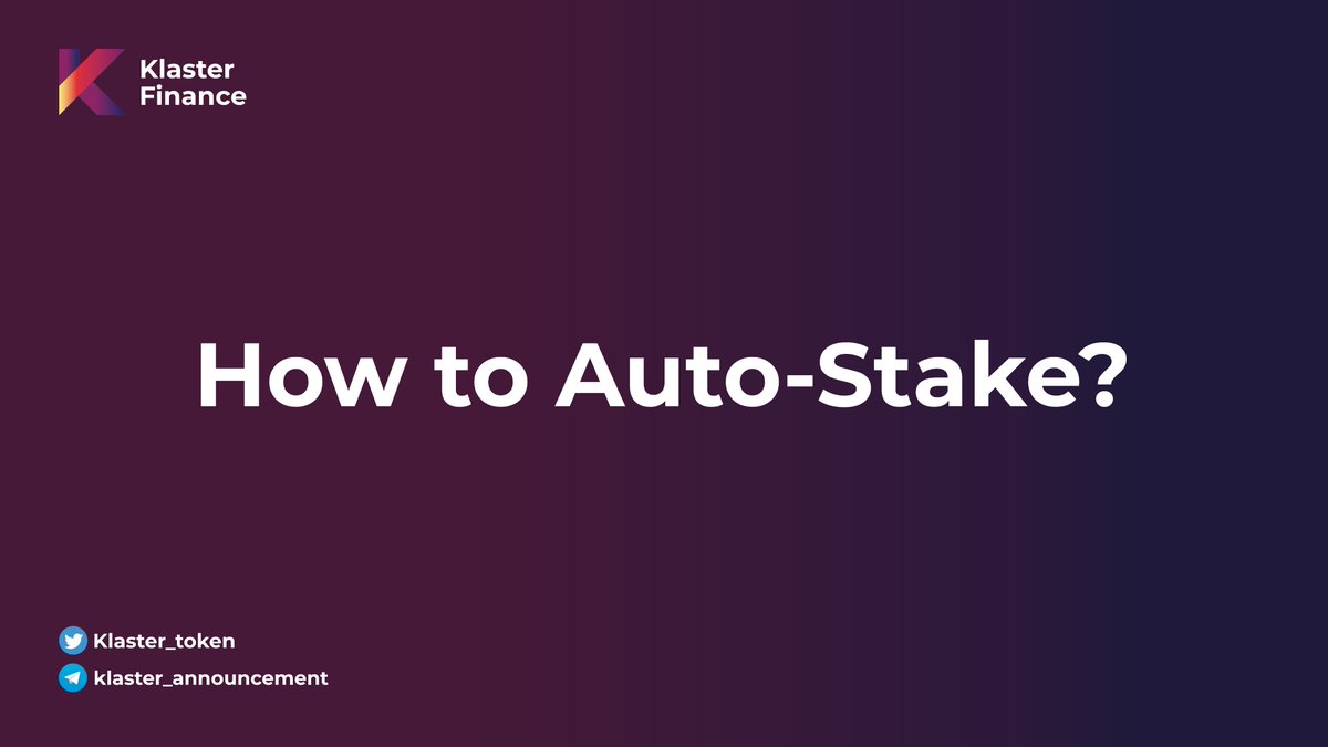 Klaster_token's tweet photo. Detail: https://t.co/av8Jpp4NtT

#cryptocurrency  #CryptoNews #Cryptos #crypto #investments #investing #investor #defi #moneychallenge #Pancakeswap #Definews #DeFiProject #BSC https://t.co/udnkCDd200