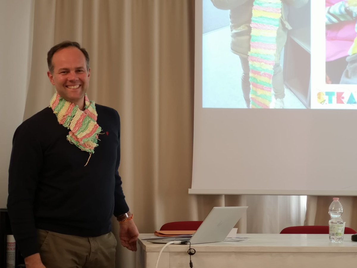 baillyp's tweet photo. Day 2 of #ErasmusPlus STEAM-CT projectmeeting 🇮🇹 with great partners moving on #STEM #bsterelzen #GOinnoveert #GOleert https://t.co/Vv0bmgWC0x