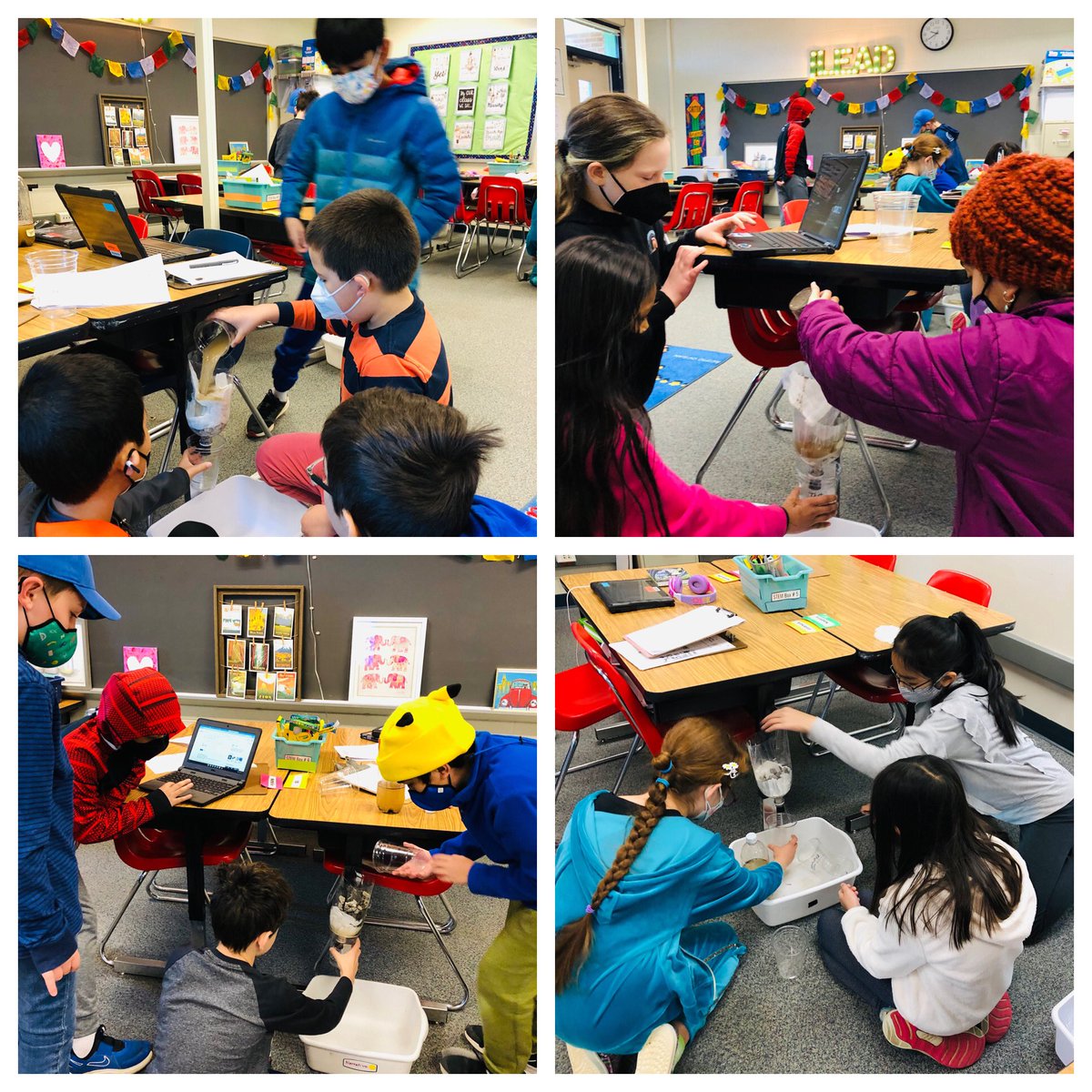 iLEAD students <a href="/KESkangaroos/">Kipps Elementary</a> and <a href="/BelviewBees/">Belview Elementary</a> acted as environmental engineers as they created and tested water filters <a href="/MCPS_VA_Gifted/">MCPS_VA Gifted</a>